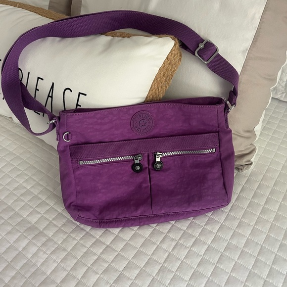 Kipling Vibrant Purple Crossbody Bag - Picture 1 of 9